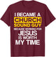 Church Sound Guy Jesus Audio Tech Engineer T-Shirt - T-Shirt | Maroon