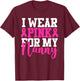 I Wear Pink For My Nanny Breast Cancer Awareness T-Shirt - T-Shirt | Maroon