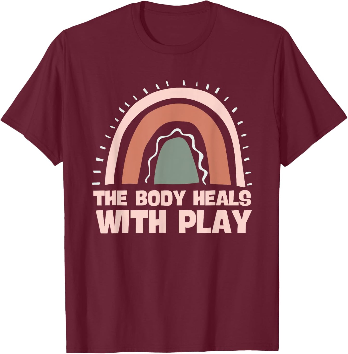 Play Therapist - Recreational Therapy Therapist RT Month T-Shirt - T-Shirt | Maroon