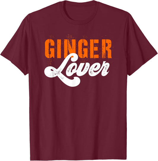 I Love My Redhead Wife Team Ginger Lover I Love Gingers T-Shirt - T-Shirt | Maroon