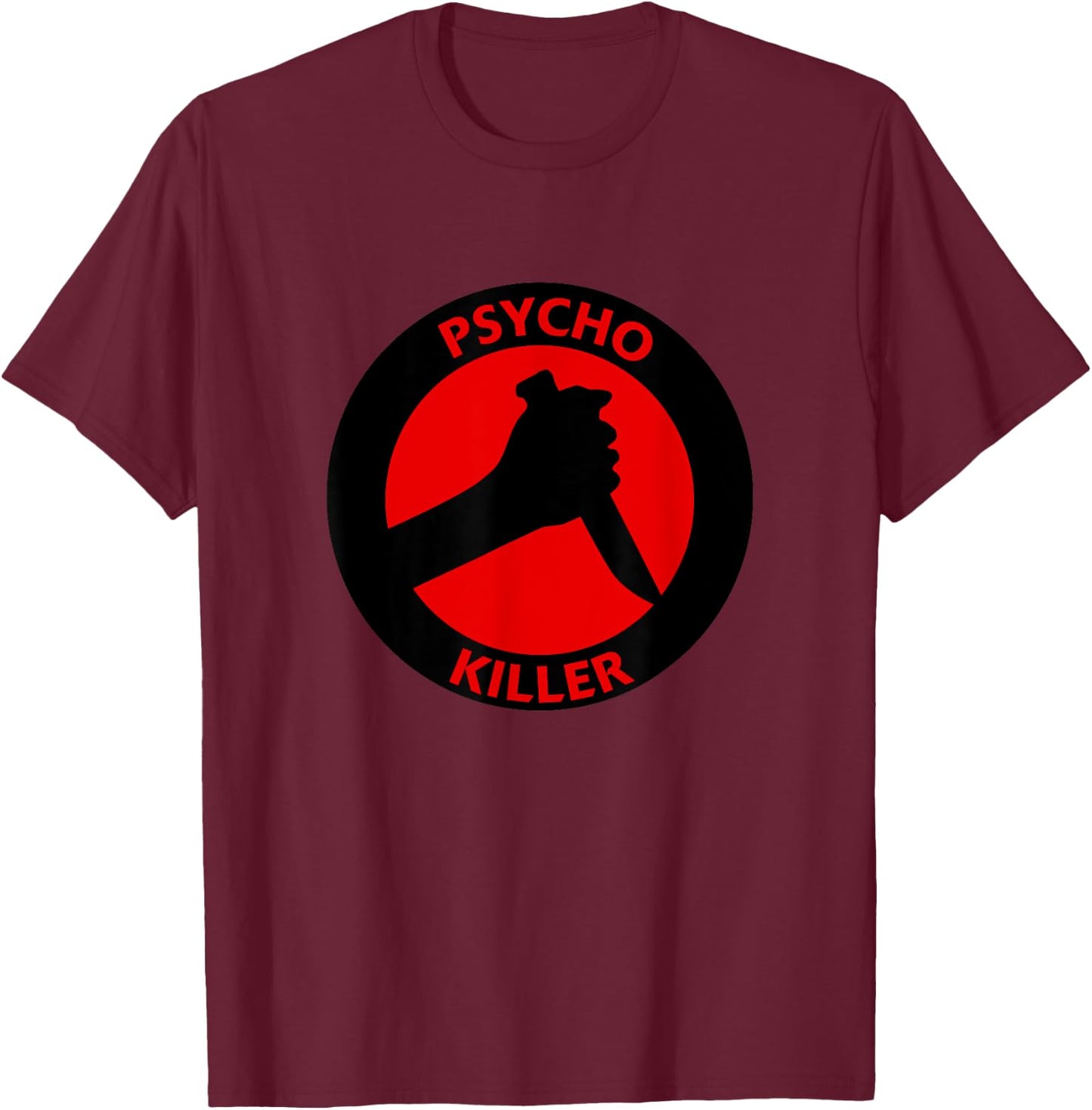 Psycho Killer Logo T-Shirt - T-Shirt | Maroon