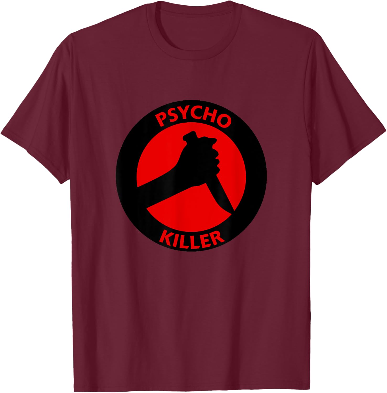 Psycho Killer Logo T-Shirt - T-Shirt | Maroon