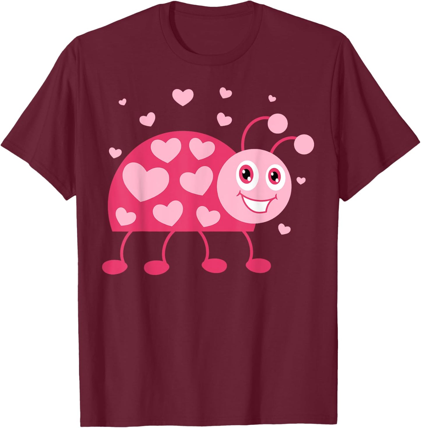 Ladybird Ladybugs Ladybeetles Insect Fans Entomophiles T-Shirt - T-Shirt | Maroon
