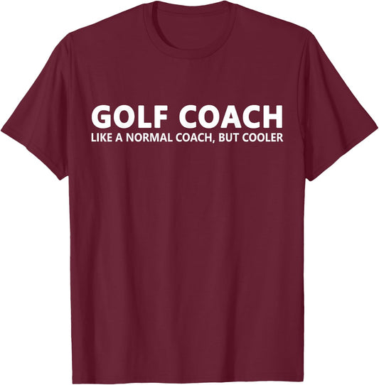 Funny Golf Coach Definition Golf Coach Small T-Shirt - T-Shirt | Maroon
