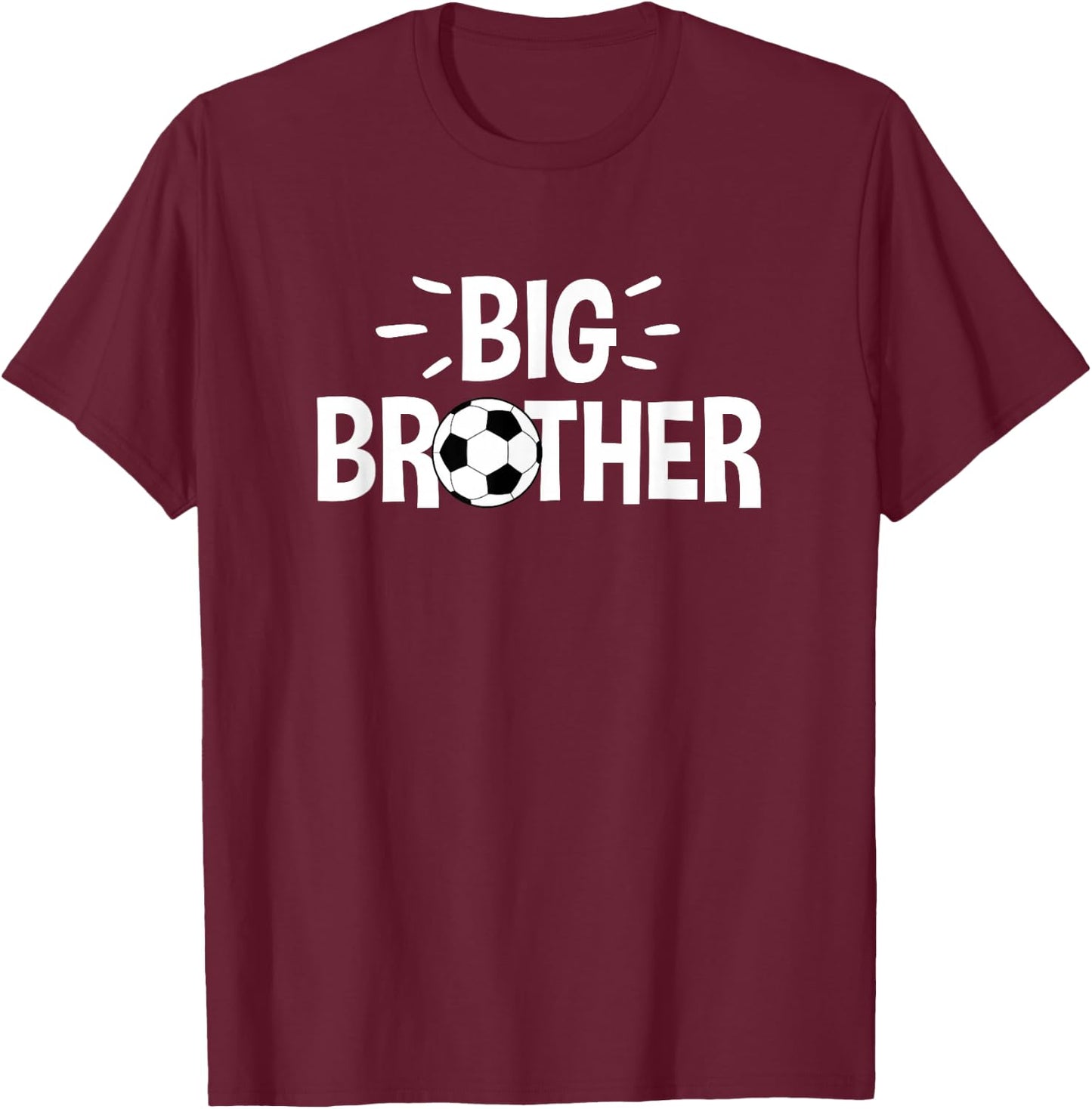 Big Brother Soccer T-Shirt - T-Shirt | Maroon