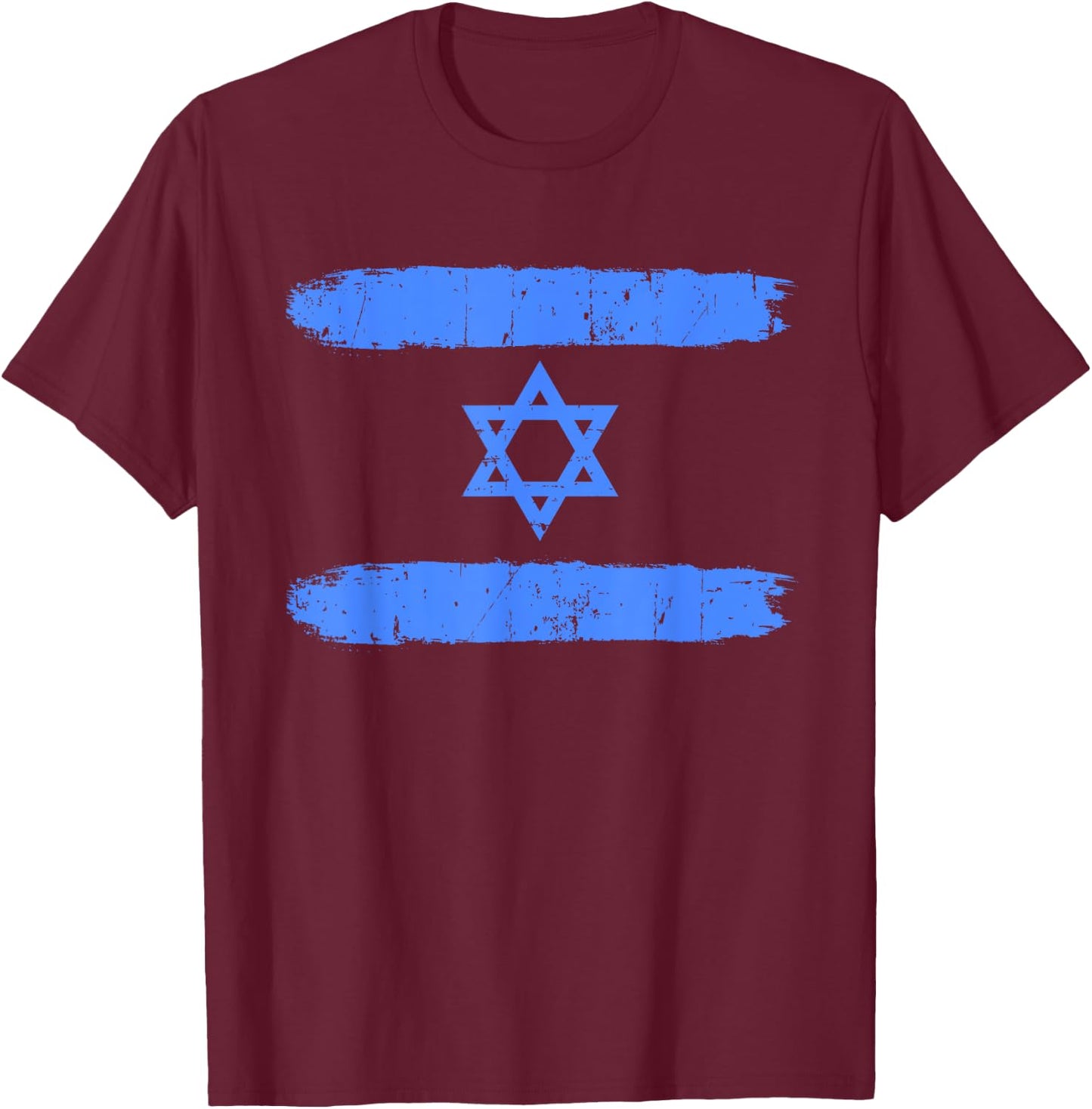 Israel flag T-Shirt - T-Shirt | Maroon