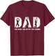 Volleyball Dad The Man The Myth The Legend Father's Day T-Shirt - T-Shirt | Maroon