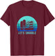 Retro Sardine Funny Lets Snuggle Vintage Fish T-Shirt - T-Shirt | Maroon