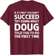 DOUG Gift Name Personalized Birthday Funny Christmas Joke T-Shirt - T-Shirt | Maroon