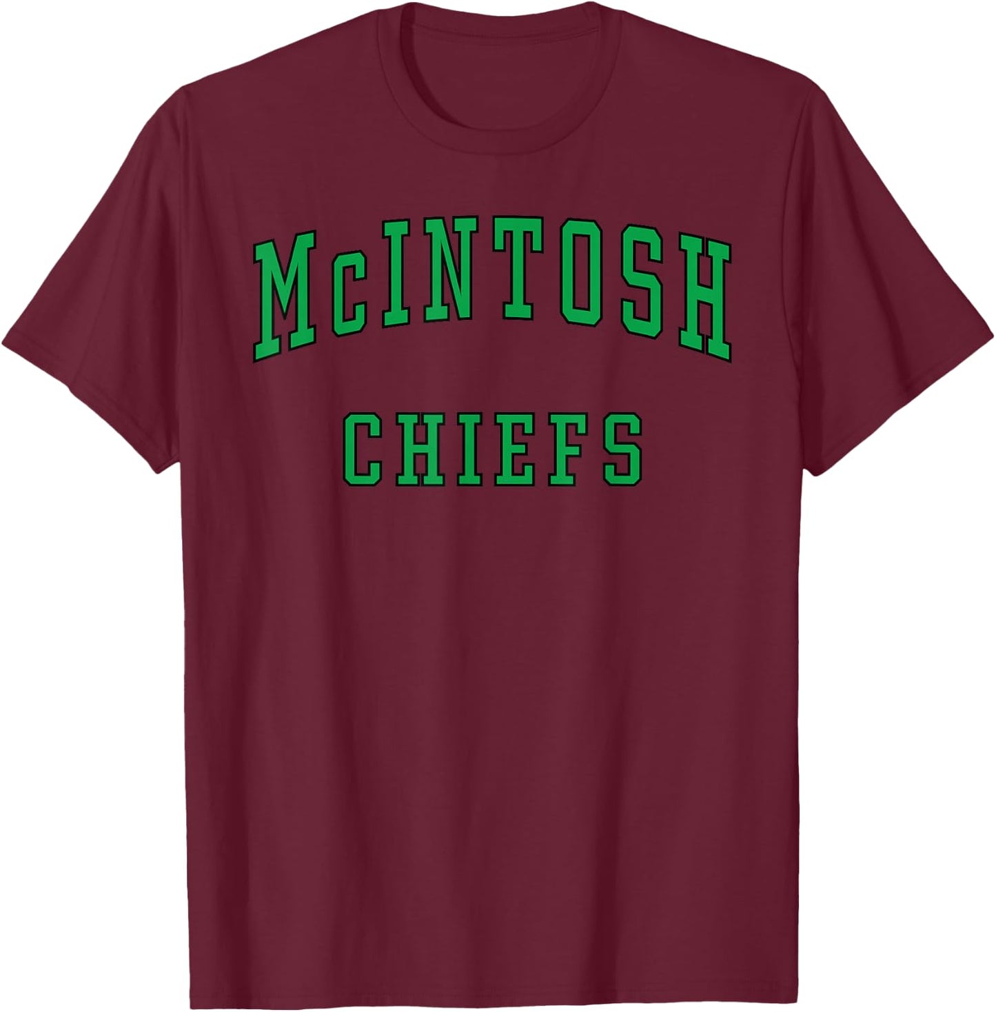McIntosh High School Chiefs T-Shirt - T-Shirt | Maroon