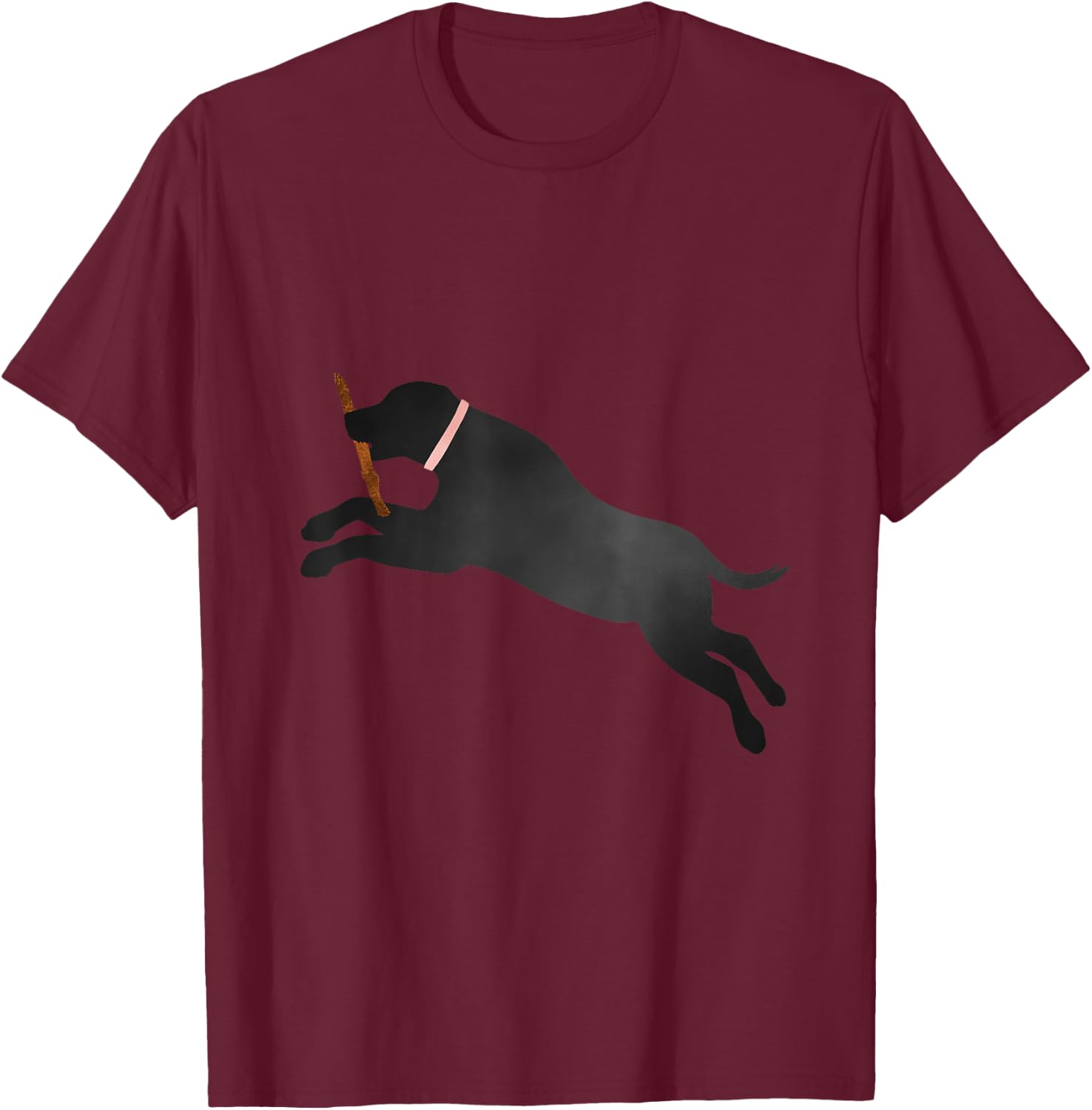Labrador Retriever Black Lab Dog Lover T-Shirt - T-Shirt | Maroon