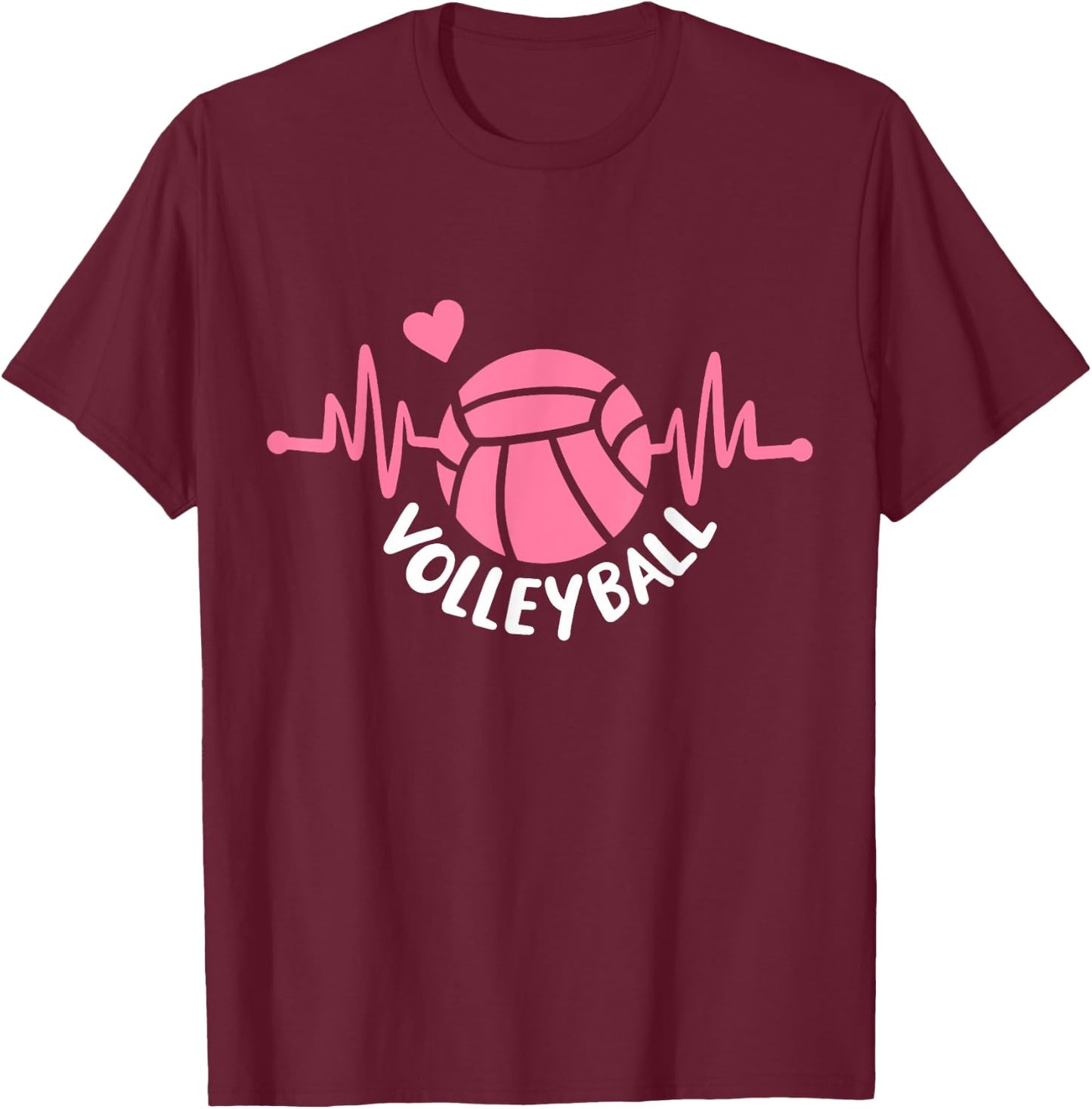 Volleyball T-Shirt - T-Shirt | Maroon