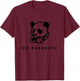 Panda DJ: No Requests T-Shirt - T-Shirt | Maroon