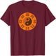 Chinese Bagua Eight Trigrams Earlier Later Heaven T-Shirt - T-Shirt | Maroon