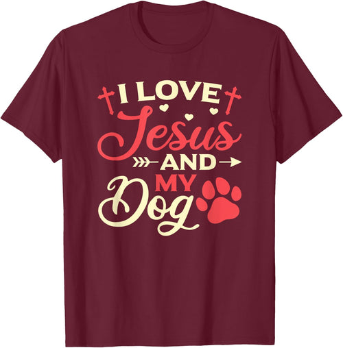 I Love Jesus And My Dog Religious Dog Owner Men Women