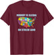 Nobody Is Illegal On Stolen Land Immigrant Gift America USA T-Shirt - T-Shirt | Maroon