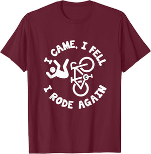 Bike Accident Get Well Bicycle Crash Survivor Recovery T-Shirt - T-Shirt | Maroon