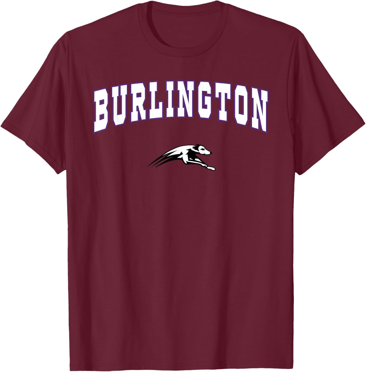 Burlington High School Grayhounds T-Shirt - T-Shirt | Maroon