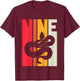 9th Birthday Vintage Snake Lover Pet Reptile 9 Years Old T-Shirt - T-Shirt | Maroon