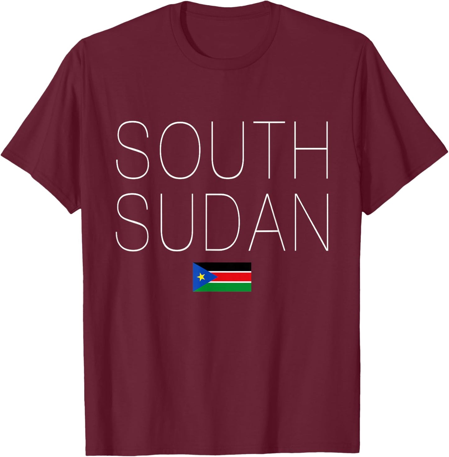 South Sudan T-Shirt - T-Shirt | Maroon