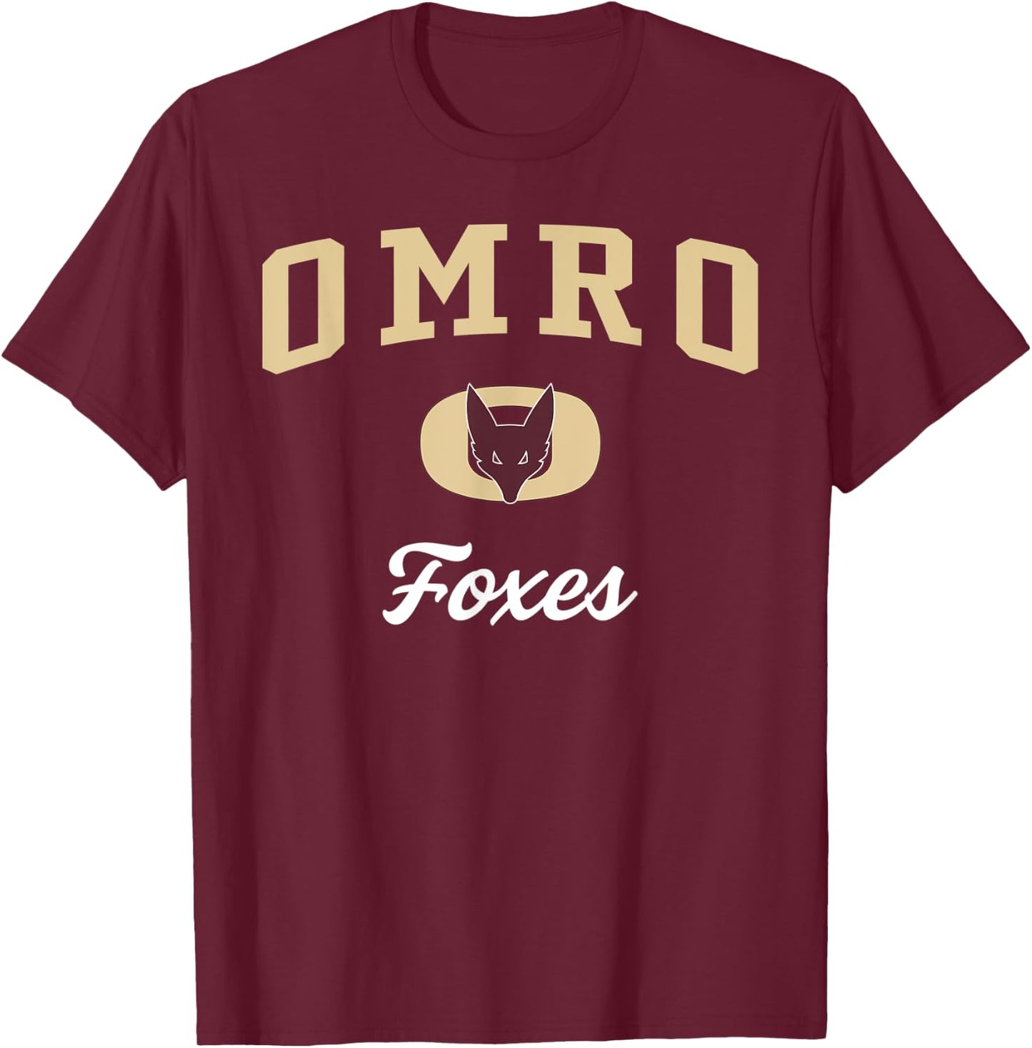 Omro High School Foxes T-Shirt - T-Shirt | Maroon