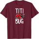 Titi Bug Puerto Rican Aunt Funny Ladybug T-Shirt - T-Shirt | Maroon