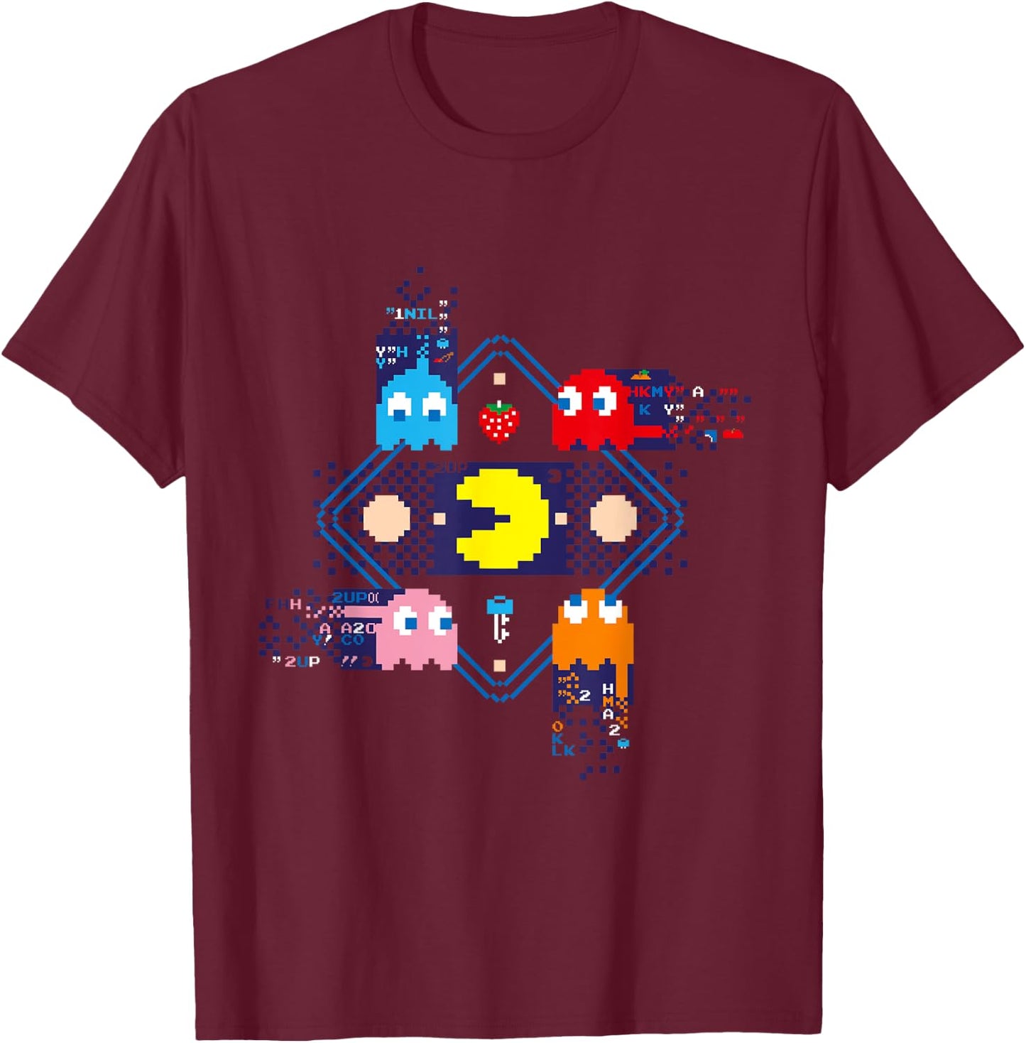 Pac-man T-Shirt - T-Shirt | Maroon