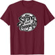 Being strong and courageous every day modern apparel T-Shirt - T-Shirt | Maroon