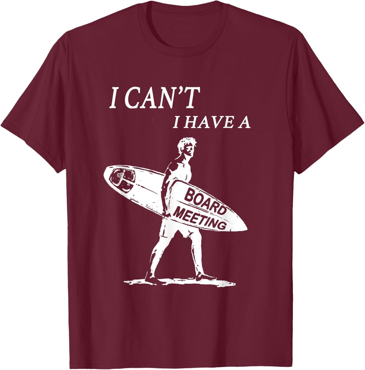 Vintage surfer Funny Surfing gifts retro beach surf T-Shirt - T-Shirt | Maroon