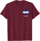 El Salvador Flag Shirt | Salvadoran T-Shirt - T-Shirt | Maroon