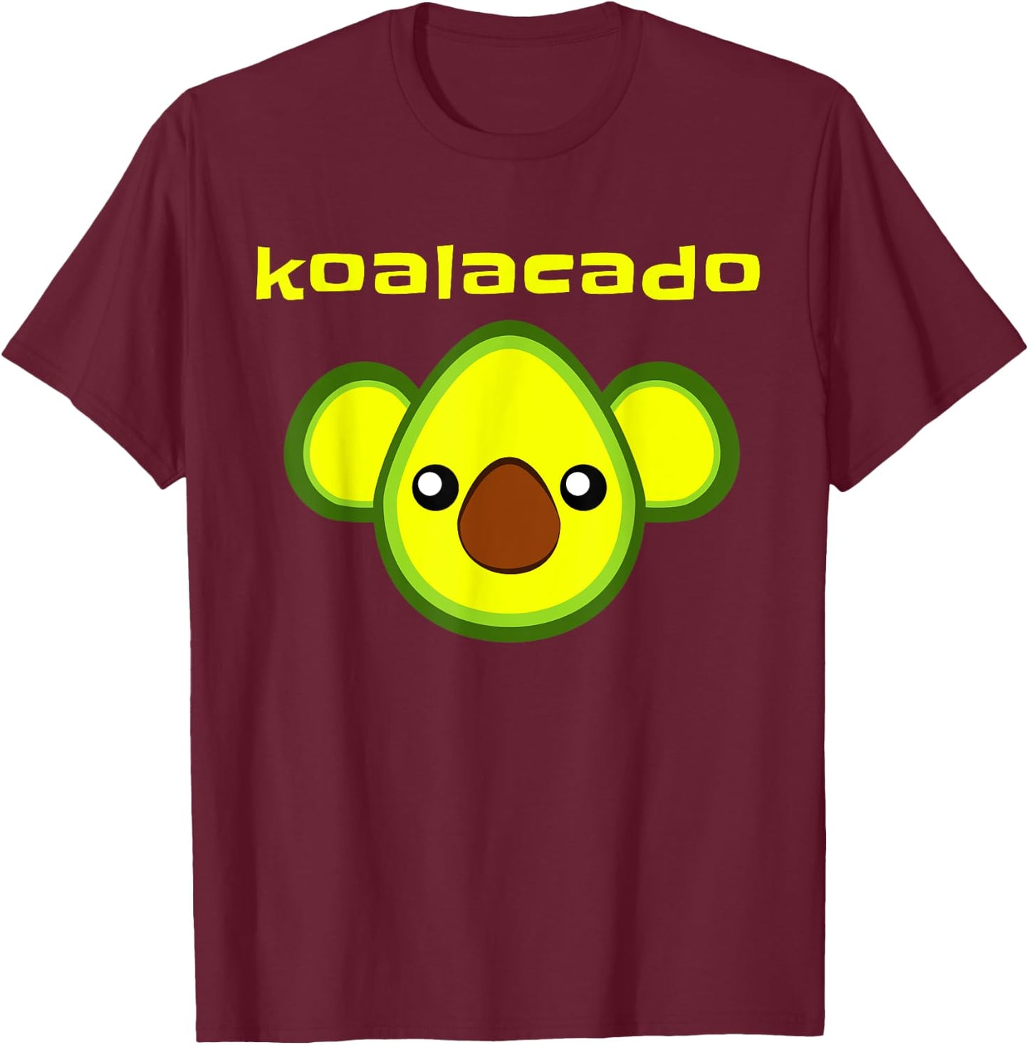 Koalacado Avocado Koala Cute Keto Vegan Taco Lover Costume T-Shirt - T-Shirt | Maroon