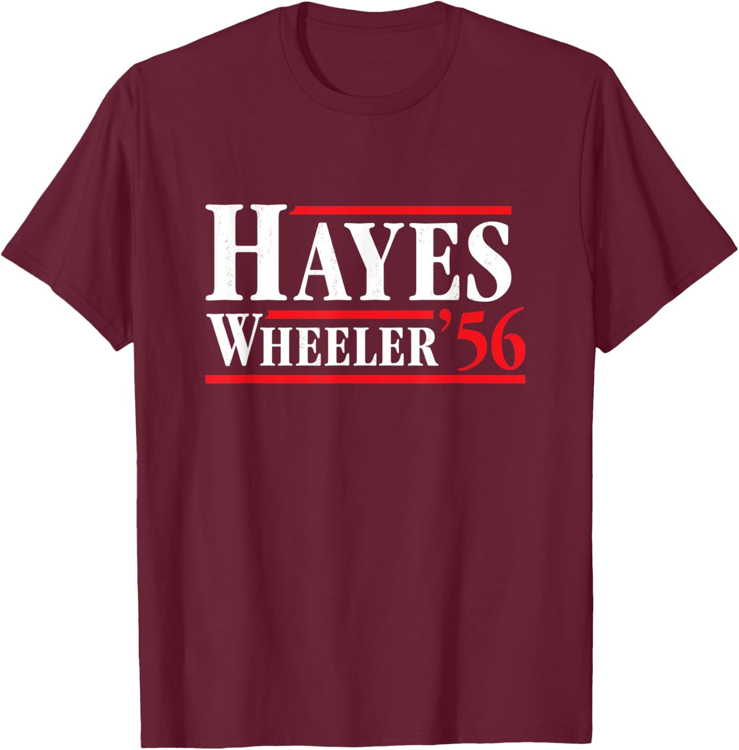 President Rutherford B Hayes 1876 - Retro 4th of July Men T-Shirt - T-Shirt | Maroon