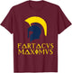 Fartacus Shirt Maximus Farting Spartan Warrior Cool T-Shirt - T-Shirt | Maroon
