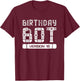 15 Year Old 15th Birthday Bot Version 15 | Robot Birthday T-Shirt - T-Shirt | Maroon