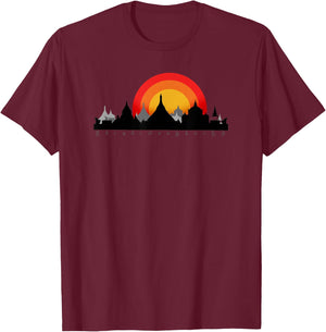 Bless to be peaceful Myanmar(A003) - Gift/Political T-Shirt - T-Shirt | Maroon