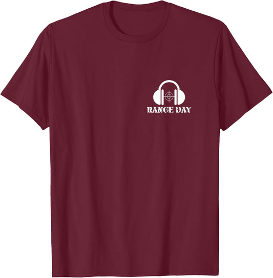Range Day Firearms Tactical funny Police Military Novelty T-Shirt - T-Shirt | Maroon