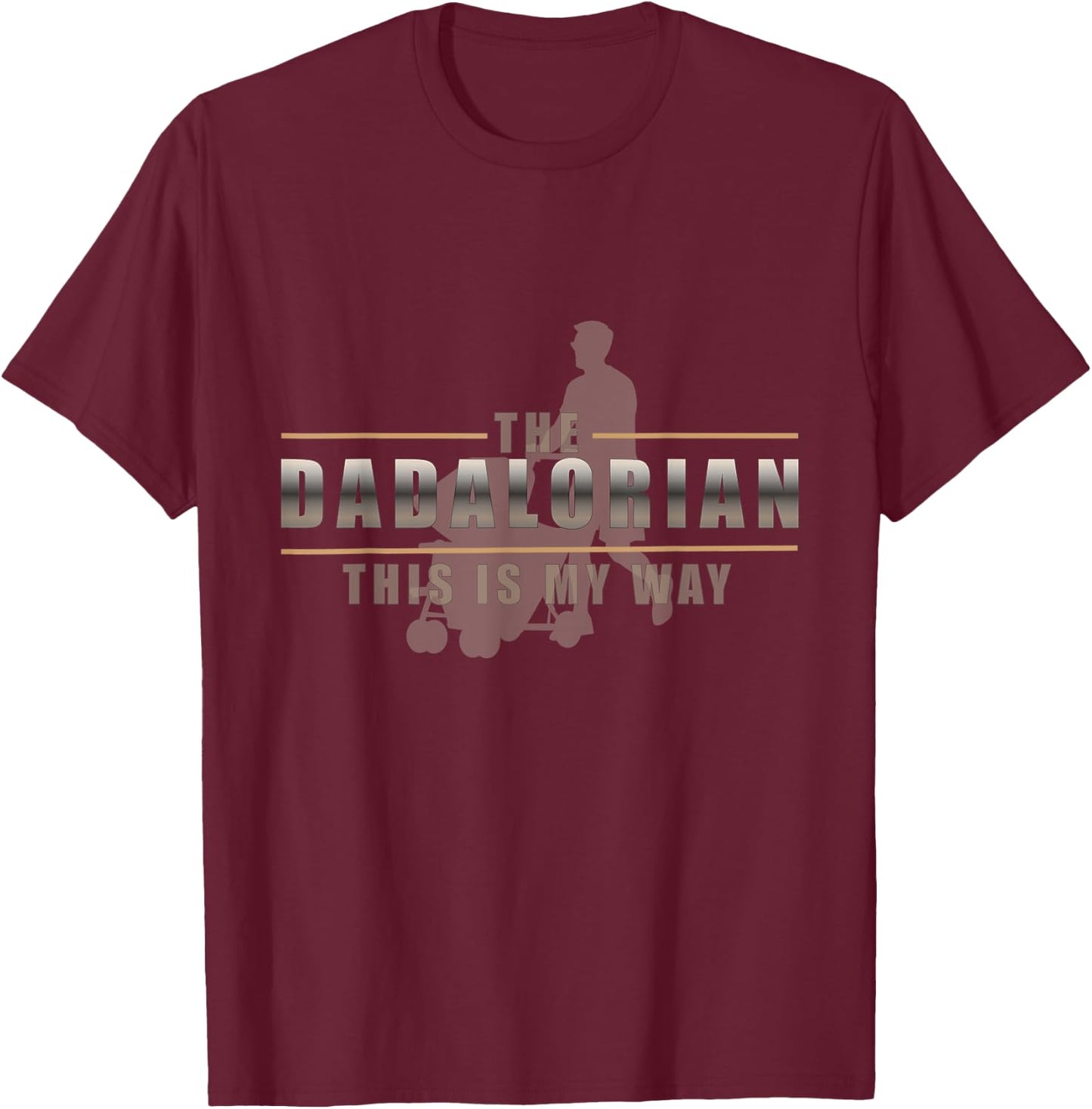 The Dada lorian Gift best Dad T-Shirt - T-Shirt | Maroon
