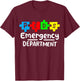 Pediatric Nurse Pediatrics Emergency Department T-Shirt - T-Shirt | Maroon
