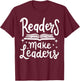 Book Reading Teacher Librarian Reader Men Women Girls Kids T-Shirt - T-Shirt | Maroon