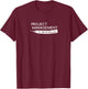 Project Management It's Like Herding Cats Funny T-Shirt - T-Shirt | Maroon