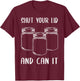 Funny Canning Gift Women Cool Canning Season Can Lid T-Shirt - T-Shirt | Maroon