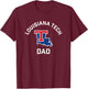 Louisiana Tech Bulldogs Arched Dad T-Shirt - T-Shirt | Maroon