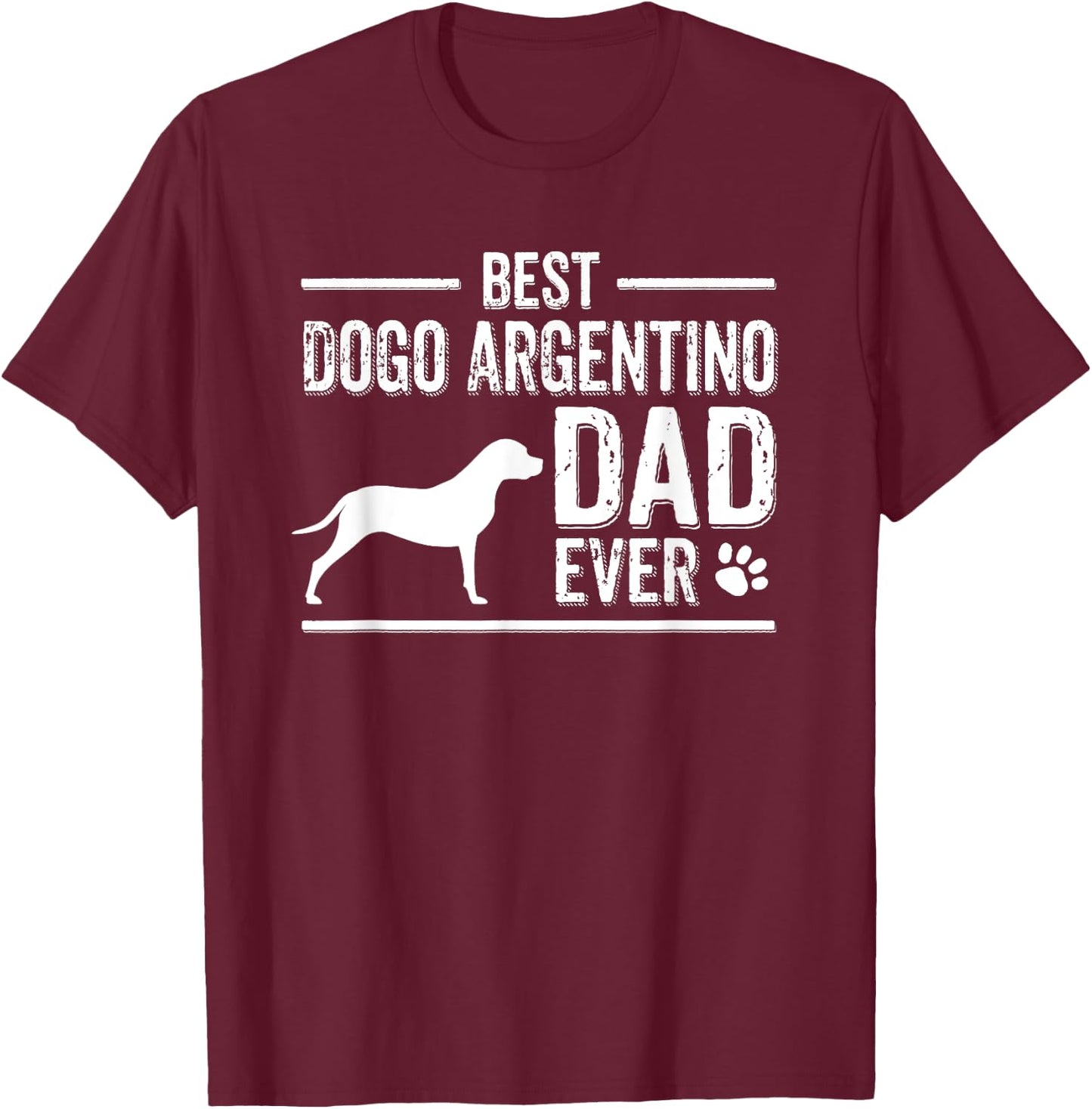 Dogo Argentino T-Shirt - T-Shirt | Maroon