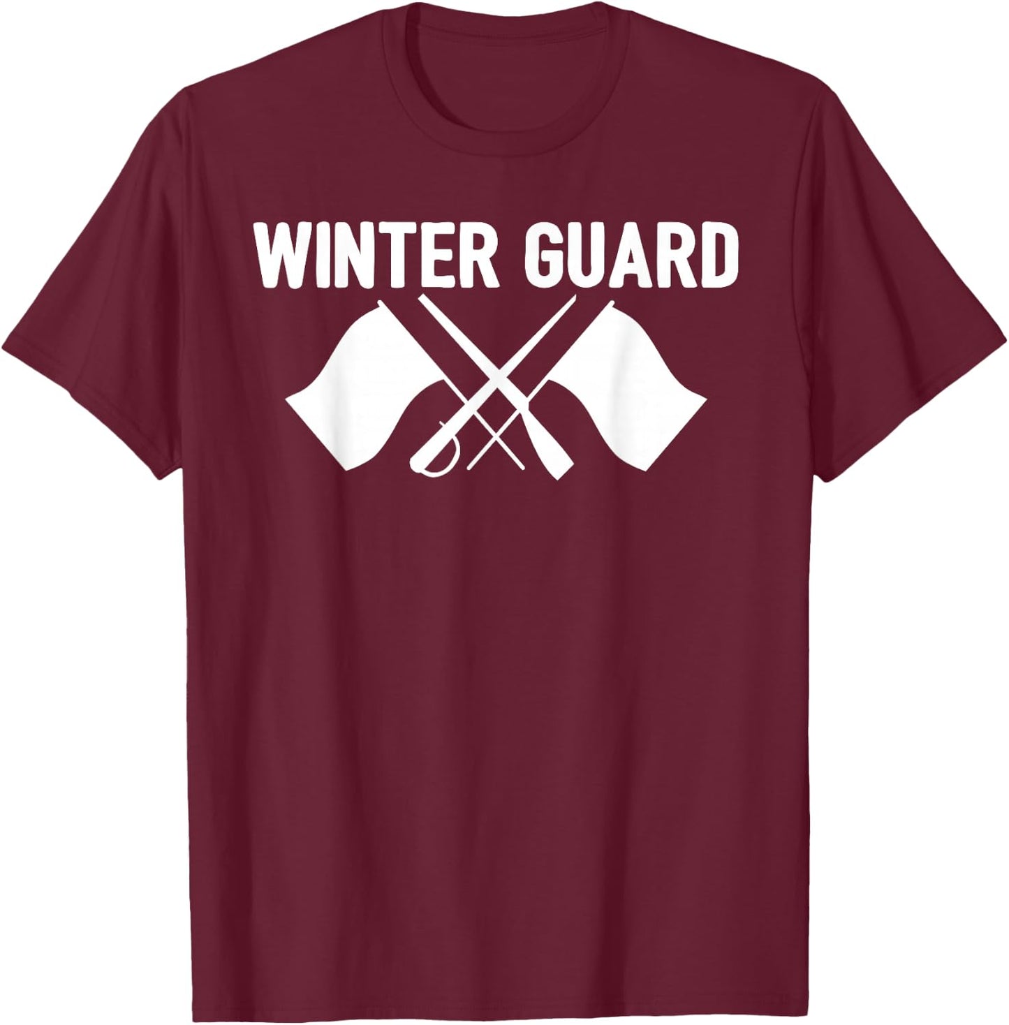 Winter Guard Gift Colour Guard Gift T-Shirt - T-Shirt | Maroon