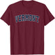 Vermont VT Vintage Sports Design Navy Design T-Shirt - T-Shirt | Maroon