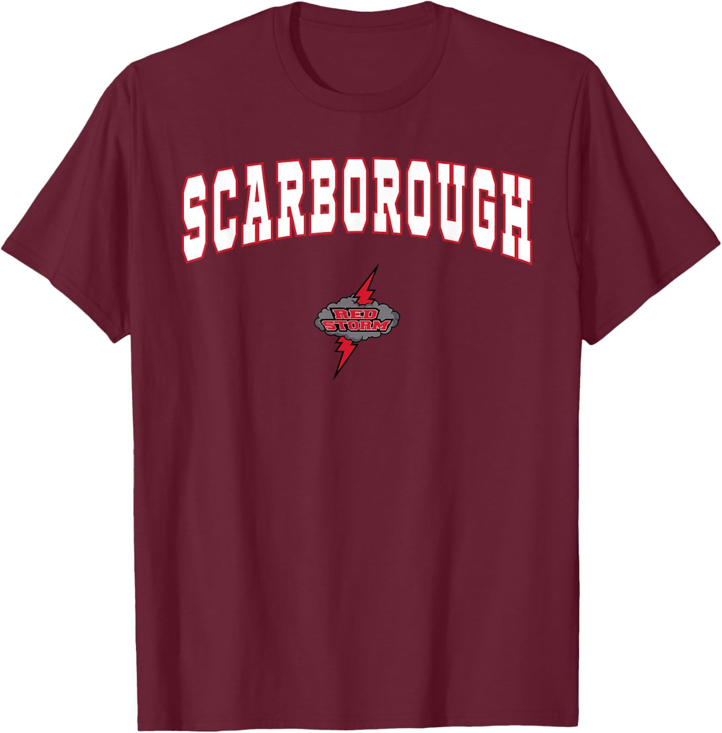Scarborough High School Red Storm T-Shirt - T-Shirt | Maroon