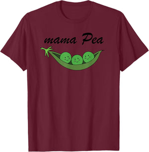 Peas mama, Sweet Peas T-Shirt - T-Shirt | Maroon