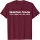 Funny Parkour Coach Definition Parkour Coach T-Shirt - T-Shirt | Maroon