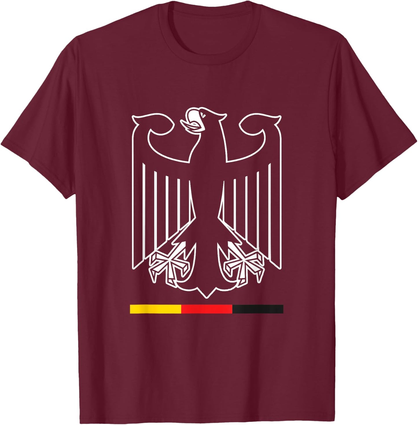 Germany Deutschland Eagle Bird German GER Country Gift T-Shirt - T-Shirt | Maroon