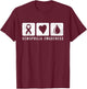 Hemophilia Awareness Warrior Heart Red Ribbon Support Blood T-Shirt - T-Shirt | Maroon